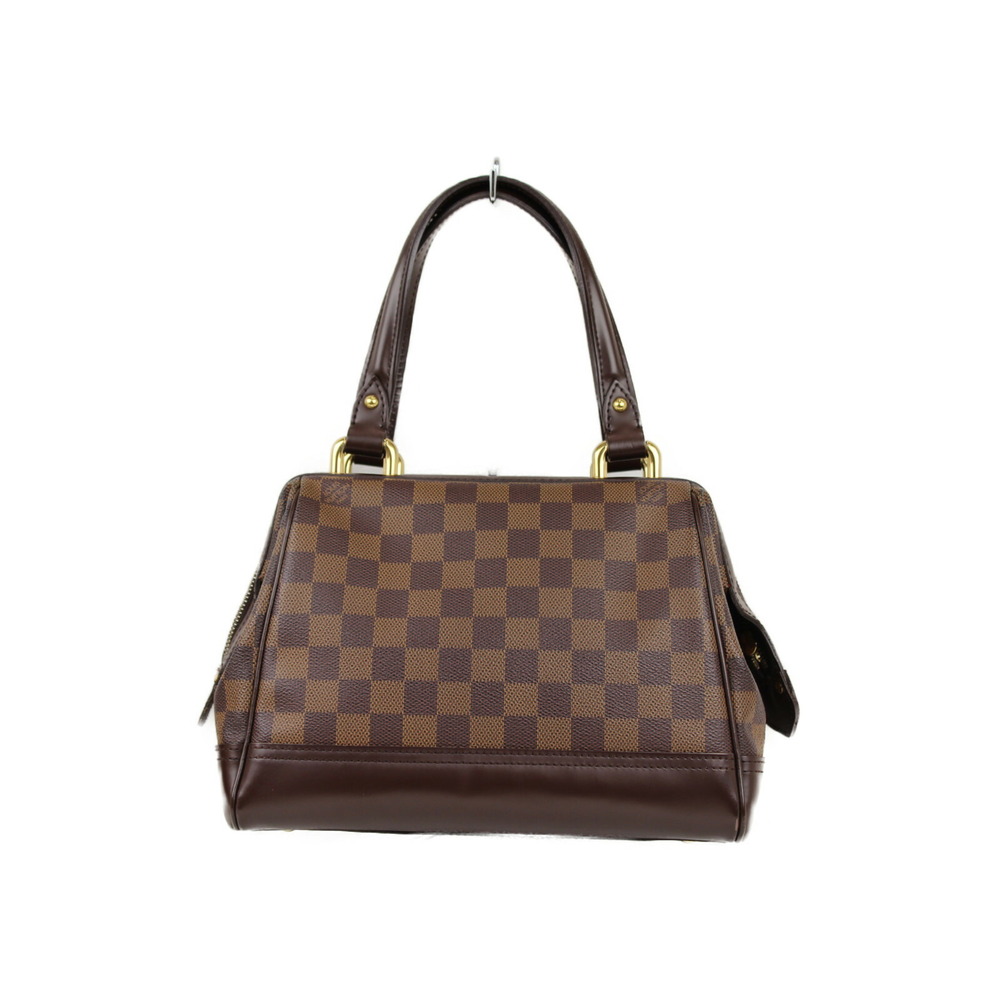 Louis Vuitton Brown Handbag Damier Red Knightsbridge Ebene